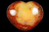Colorful Carnelian Agate Heart #167343-1